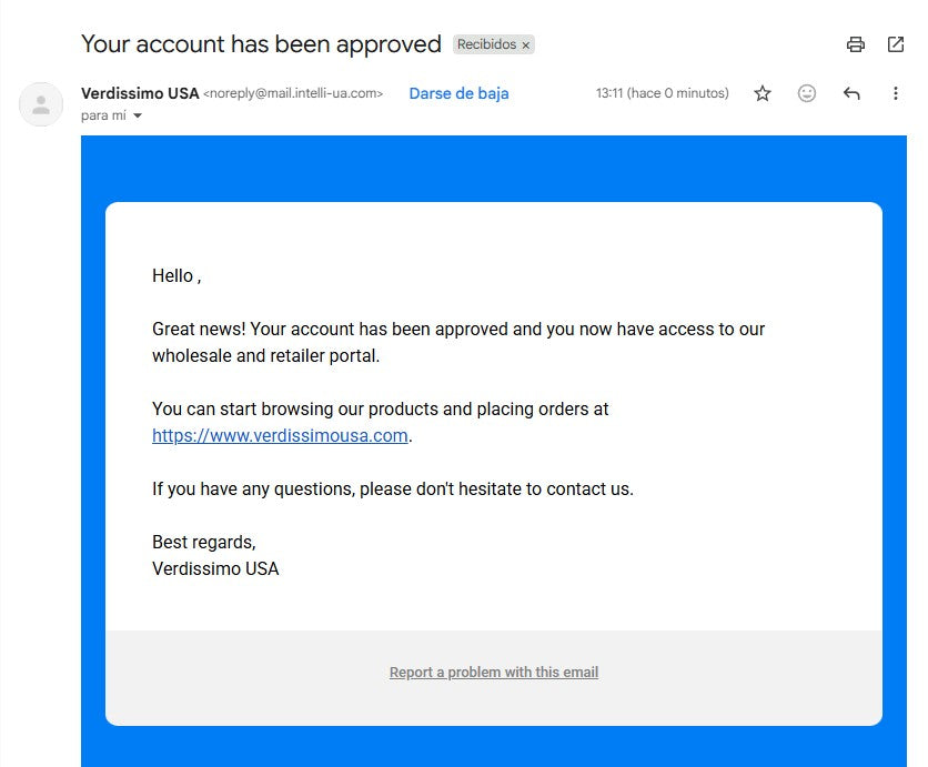 Get your approval email